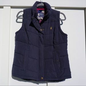 Joules Great Britain Plush Navy Vest